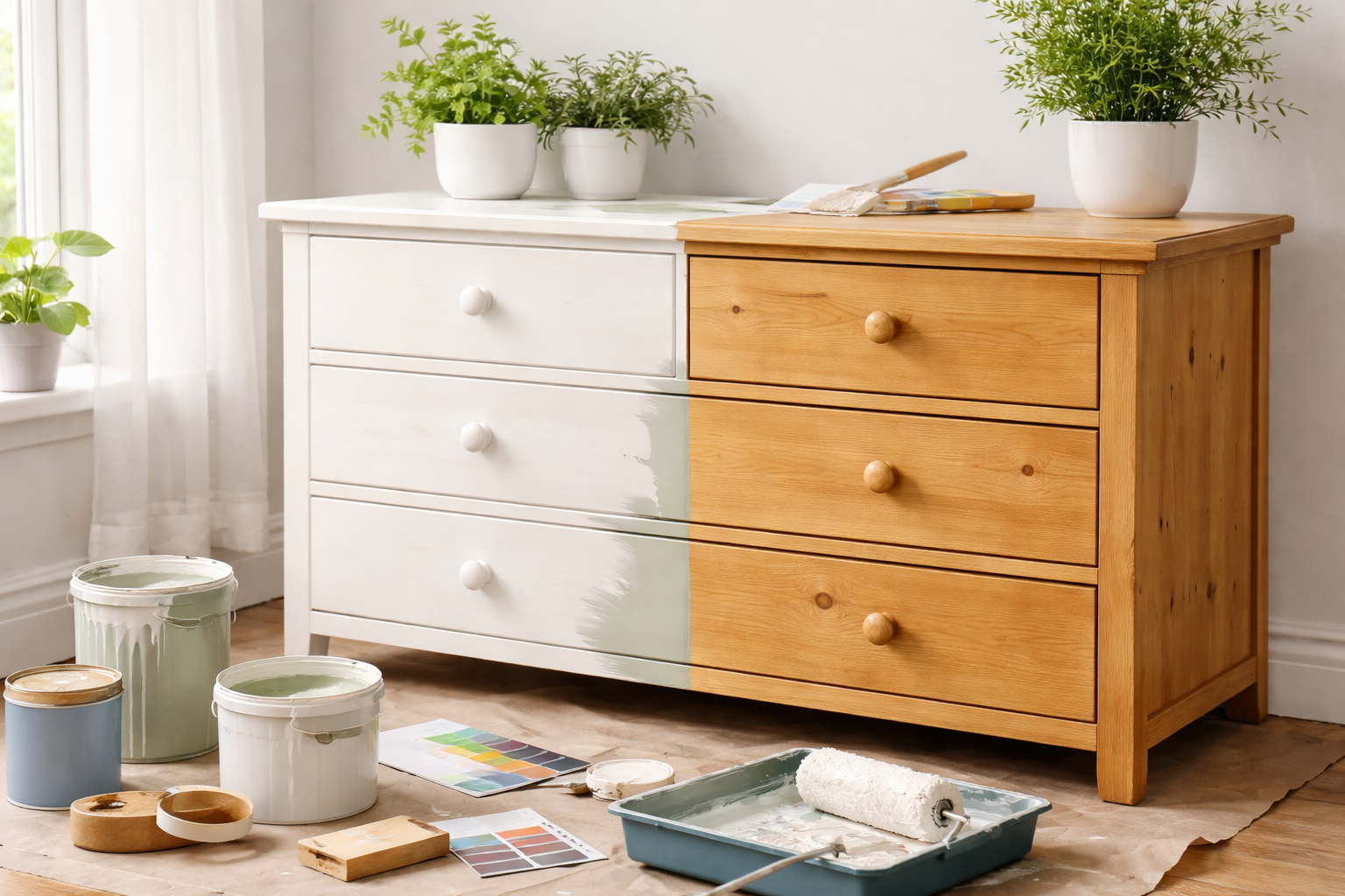 Quelle peinture choisir pour peindre un meuble