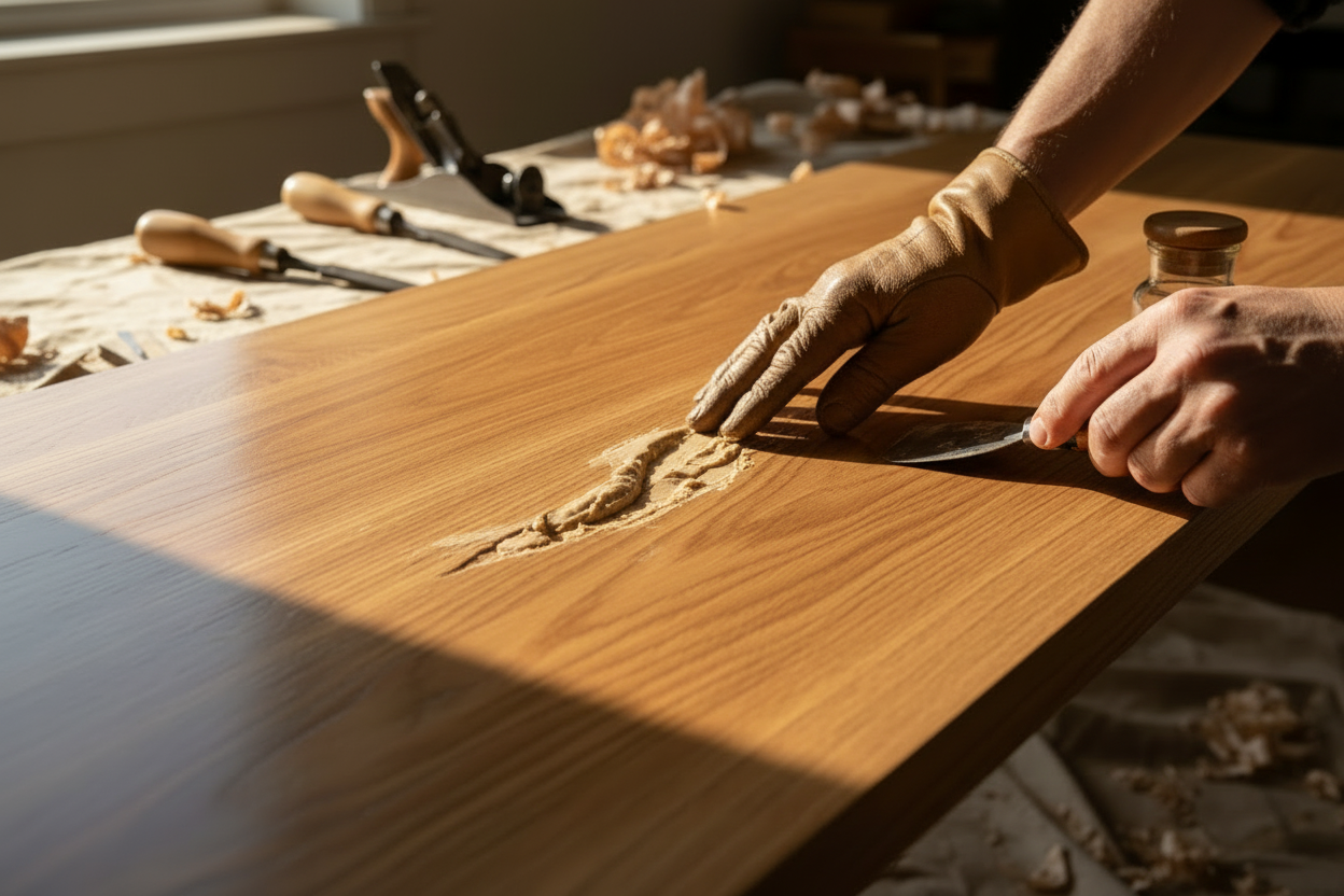 Comment reboucher un trou dans du bois