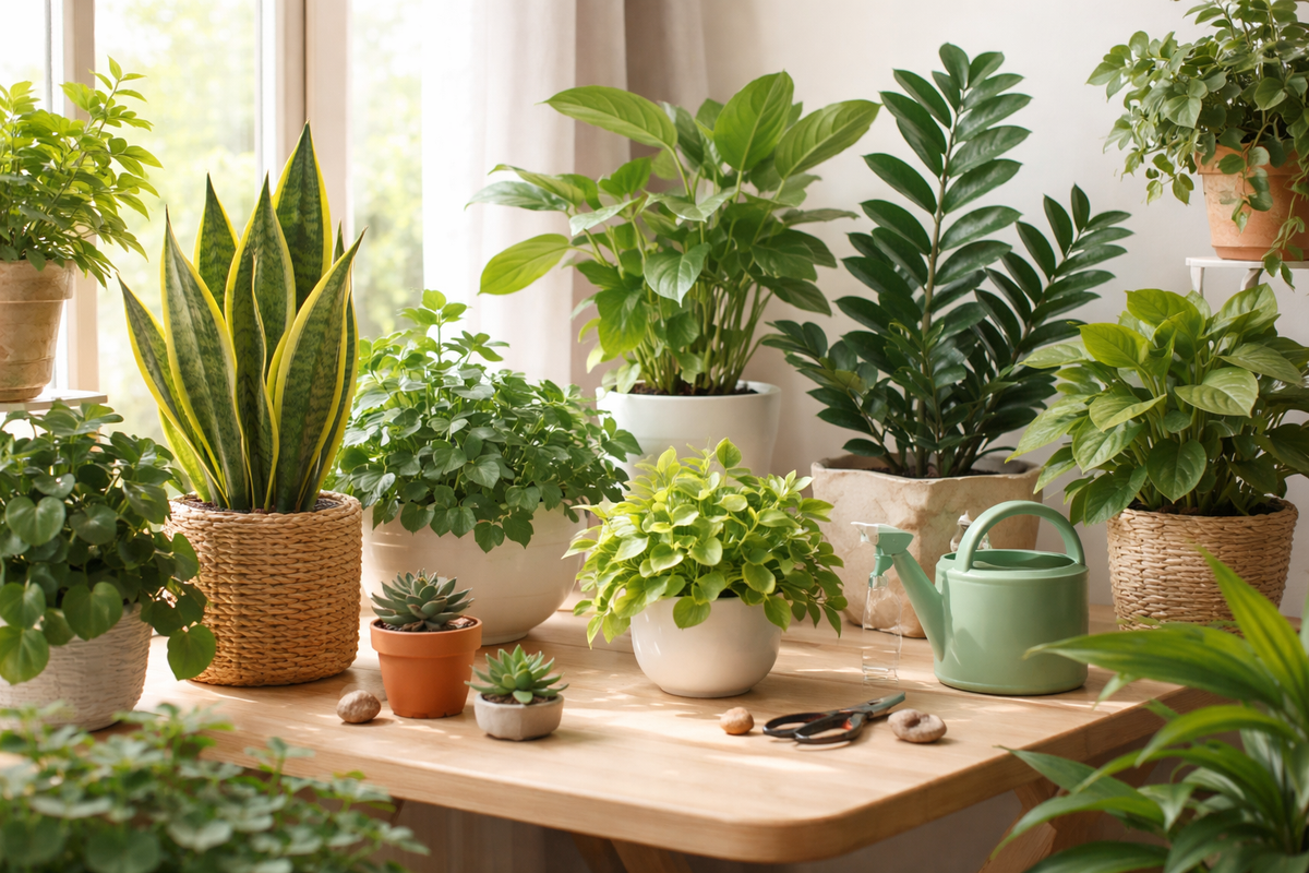 Les Meilleures Plantes d'Intérieur pour Débutants : 10 Variétés Faciles et Résistantes
