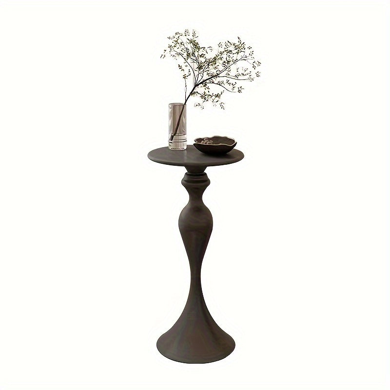 Guéridon Moderne Blanc au Design Sculptural