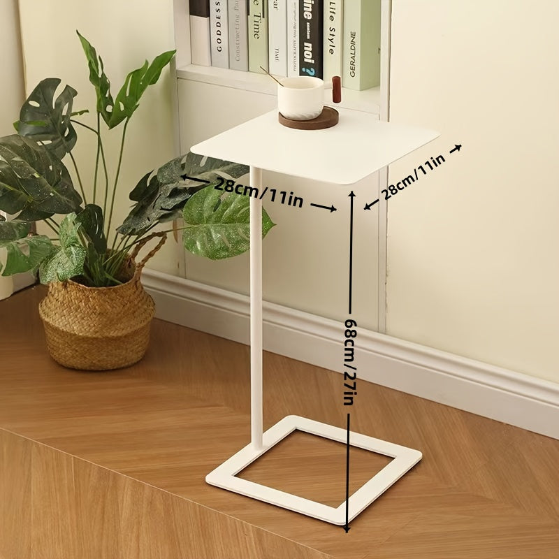 Bout de Canapé Métal Carré Minimaliste