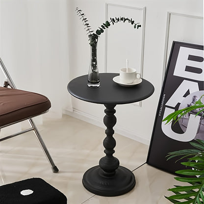 Guéridon Ancien Métal Pied Balustre