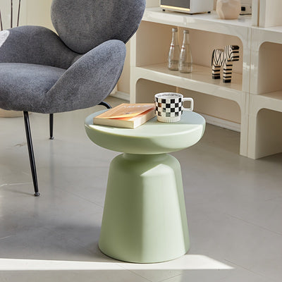 Bout de Canapé Rond Plastique Forme Champignon