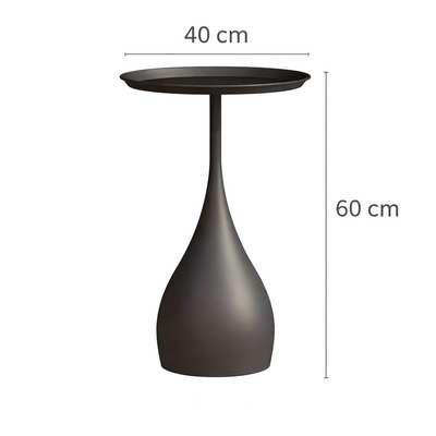 Bout de Canapé Design Goutte Métal
