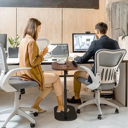 Bout de Canapé Réglable avec Plateau Inclinable