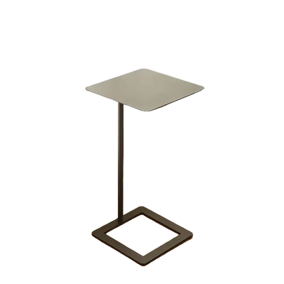 Bout de Canapé Métal Carré Minimaliste