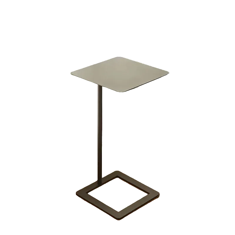 Bout de Canapé Métal Carré Minimaliste