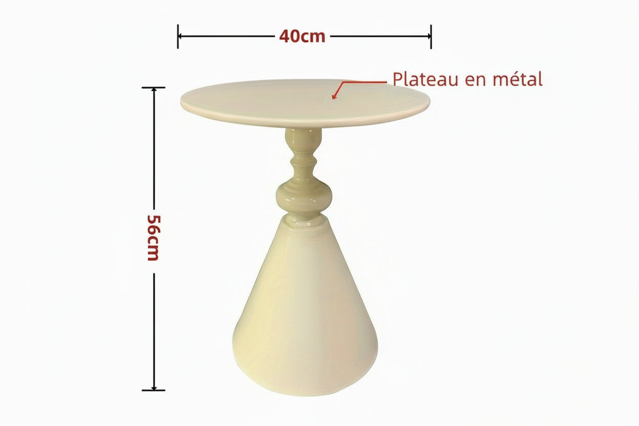 Bout de Canapé en Verre Trempé avec Bordure Strass