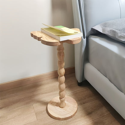 Guéridon Bois Plateau Papillon Pied Torsadé