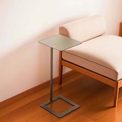 Bout de Canapé Métal Carré Minimaliste