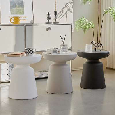 Bout de Canapé Rond Plastique Forme Champignon